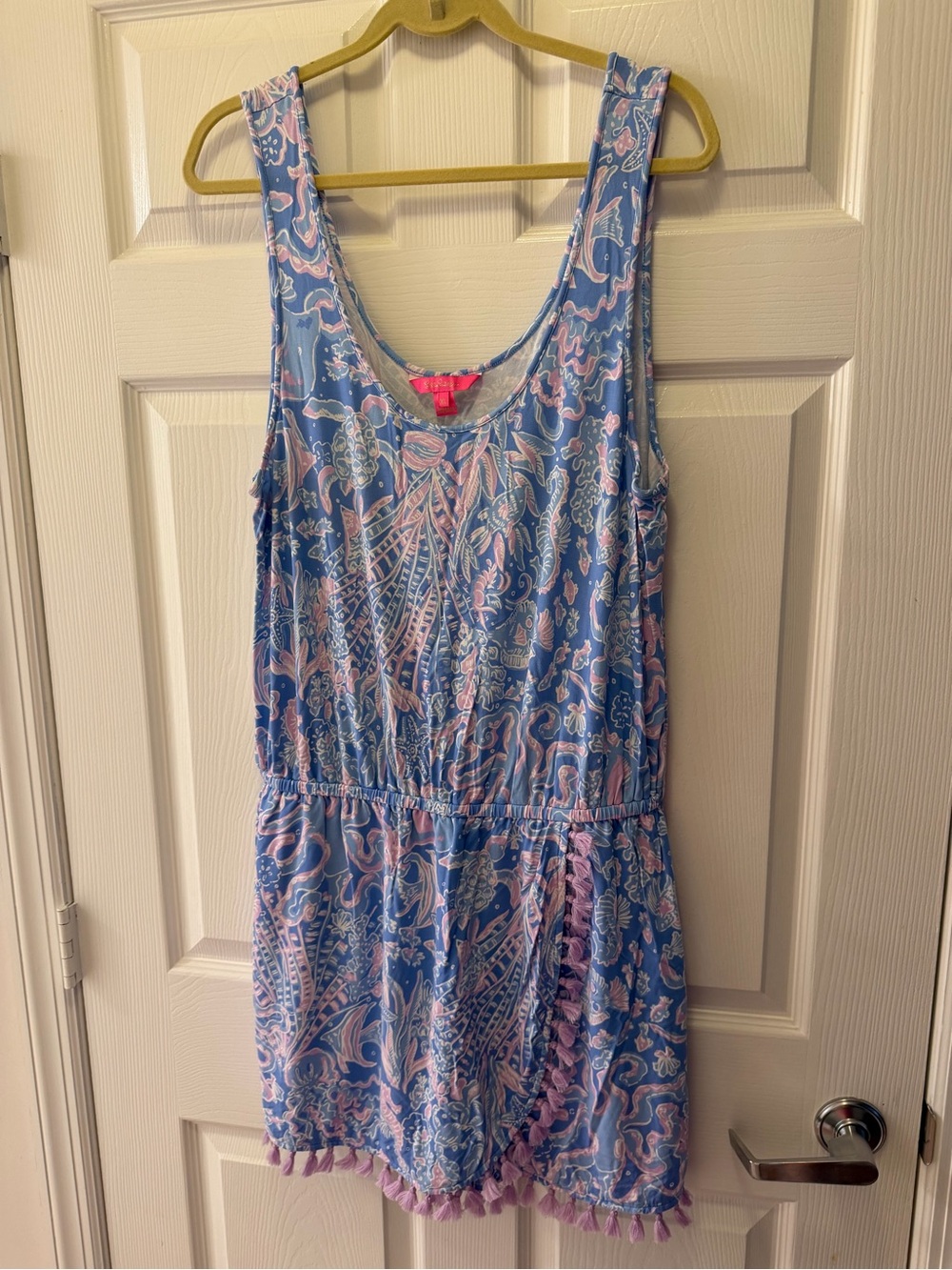Lilly Pulitzer Blue and Pink Romper